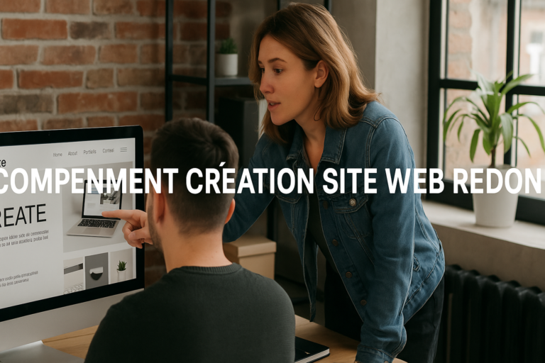 accompagnement création site web Redon