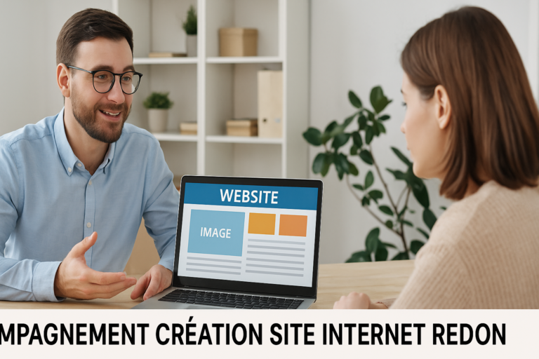 accompagnement création site internet Redon